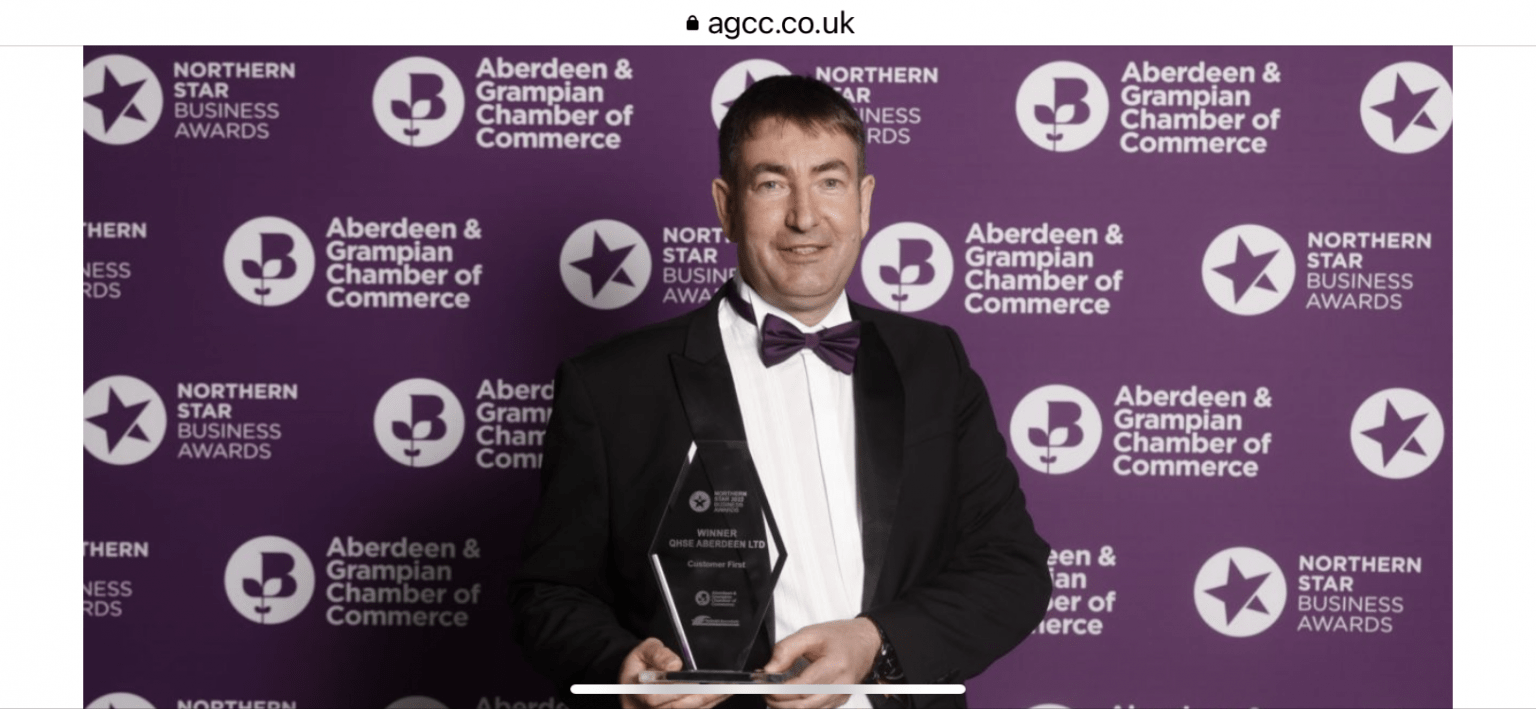 QHSE ABERDEEN AWARD WINNERS QHSE Aberdeen
